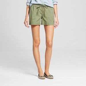 New Merona Green Drawstring Casual Shorts